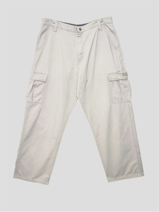 Wrangler Other - Vintage Wrangler Cargo Pants Women’s 36x30 Grey Cotton Twill Utility Workwear L